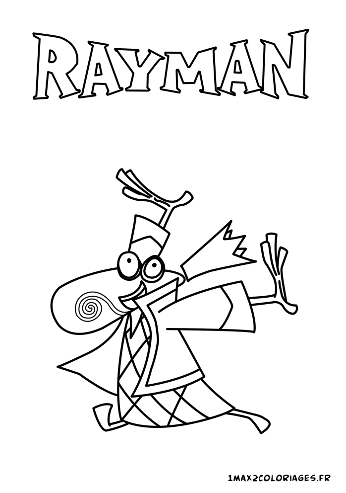 coloriage rayman legend