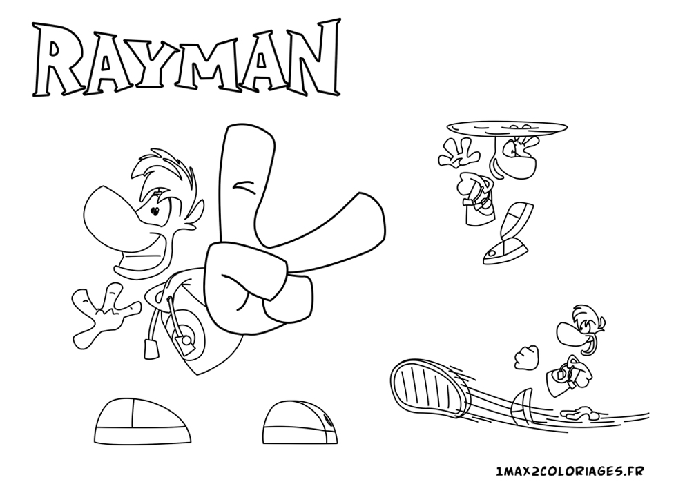 coloriage rayman legend
