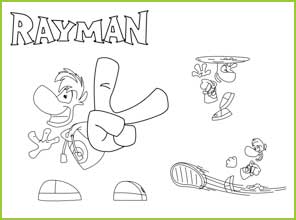 coloriages rayman