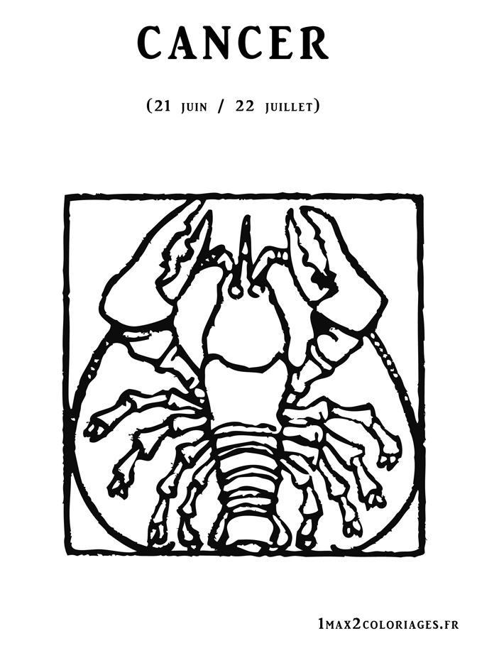 coloriage signe du zodiaque