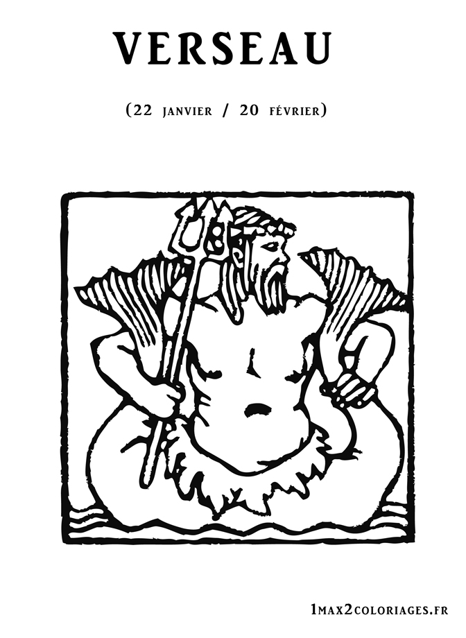 coloriage signe du zodiaque blier