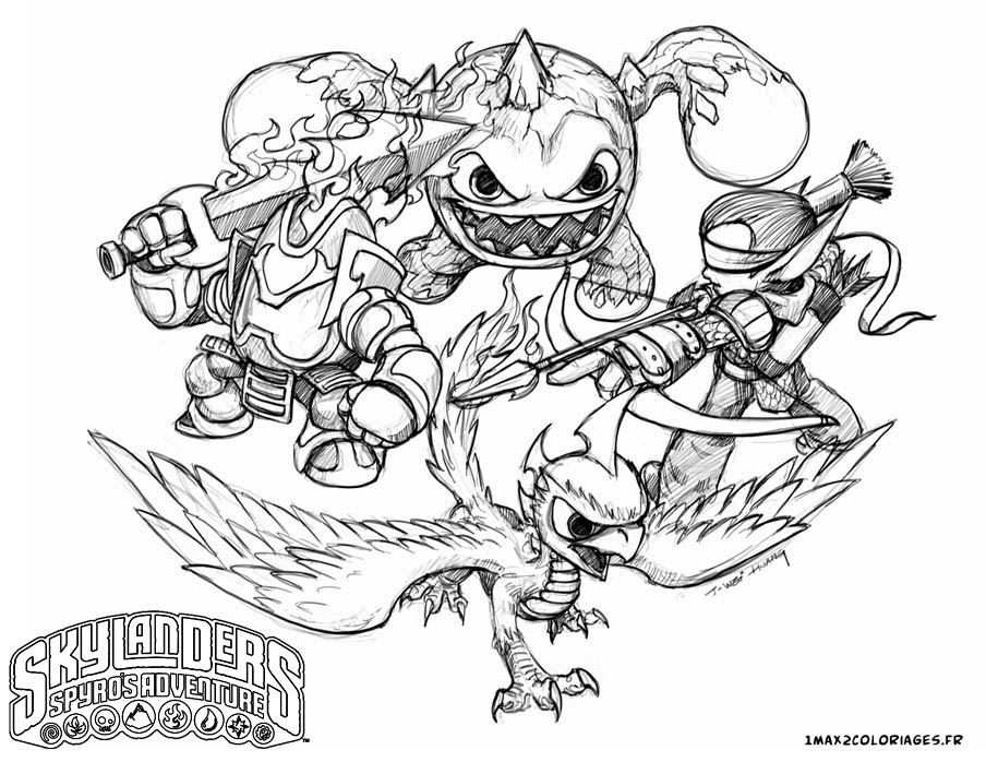 skylander Catégorie Feu