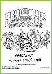 skylander coloriages