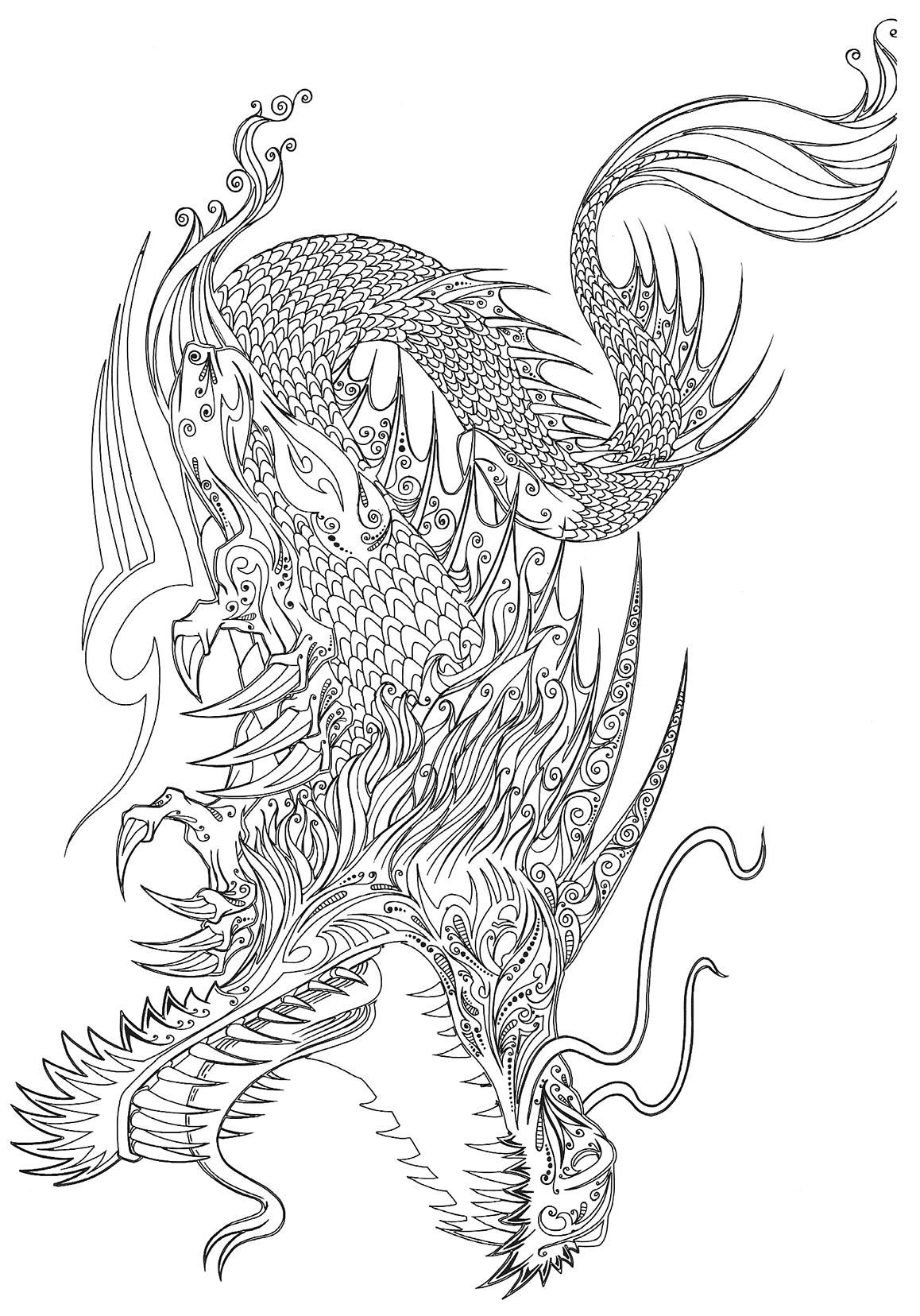 tatouage dragon chinois