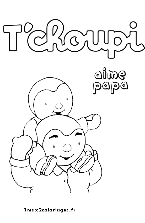 T'Choupi aime papa