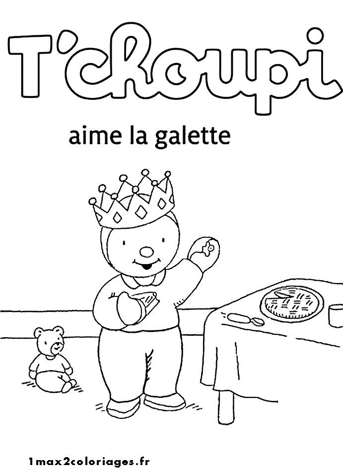 T'choupi aime la galette