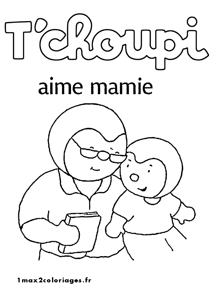 T'choupi aime Mamie