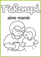 tchoupi aime mamie