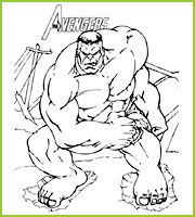 coloriage Hulk