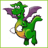 dessins et coloriages de dragons rigolos
