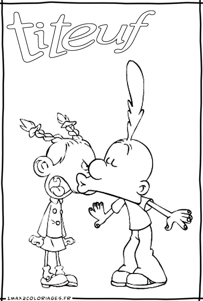 Titeuf Coloriage A Imprimer