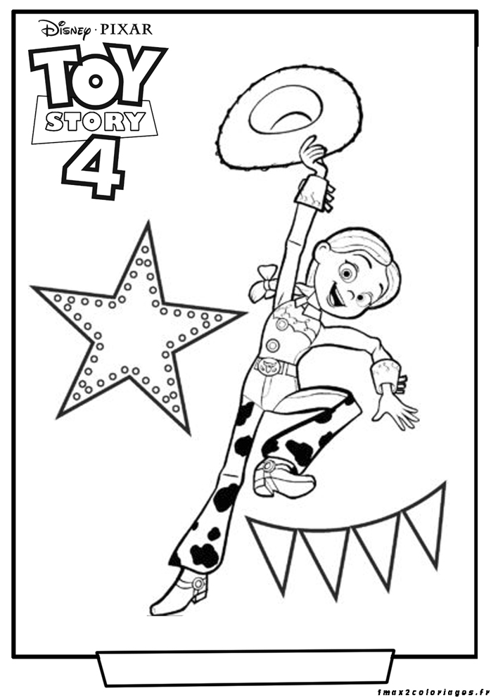 coloriages Jessie toy story4