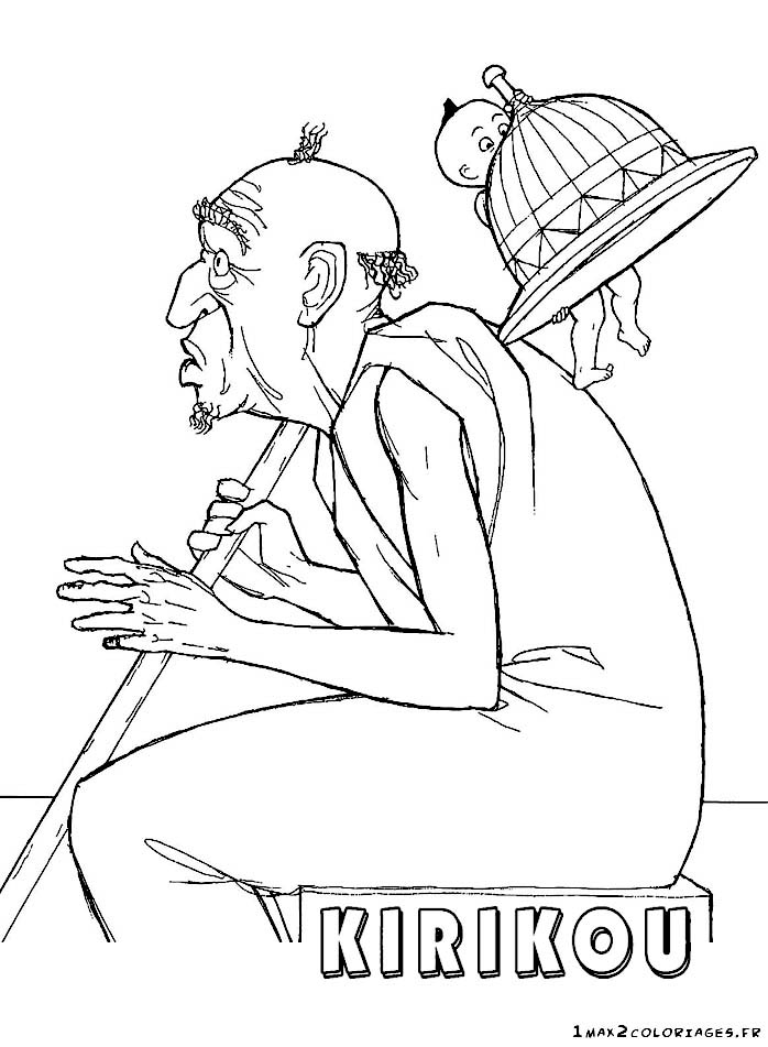 coloriage kirikou