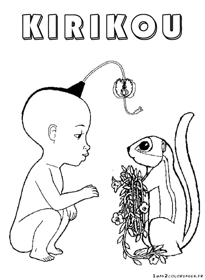 coloriage kirikou