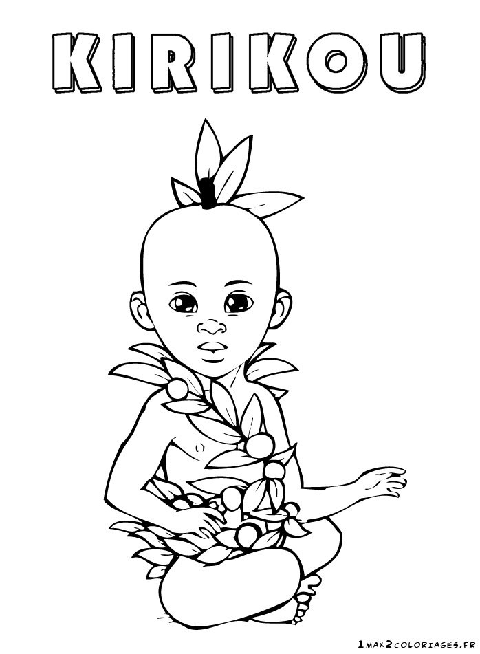 coloriage kirikou