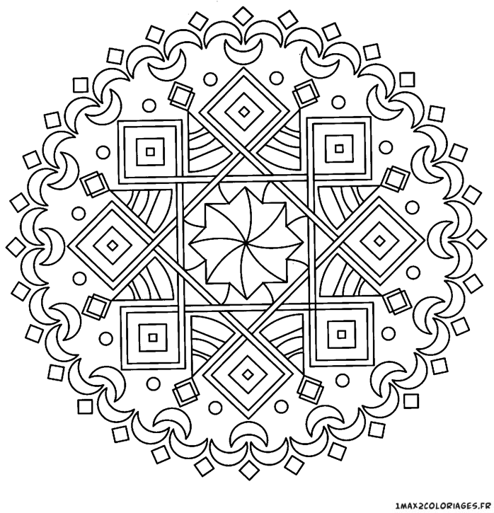 coloriage mandalas