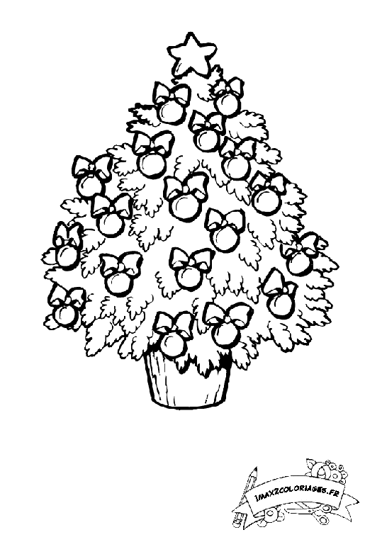 coloriage de noël