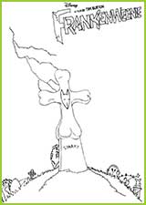 affiche du film frankenweenie