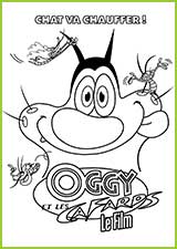 affiche oggy et les cafards