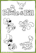 caroline et bill a colorier