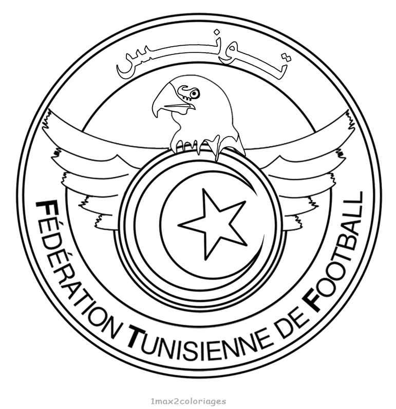 Coloriage des logos des equipes de football du mondial 2018 en russie