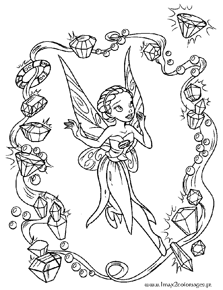 coloriage fee