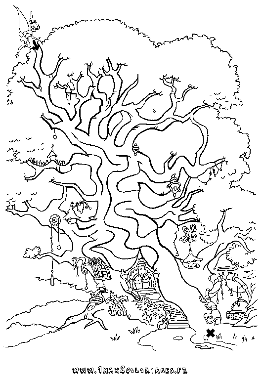 coloriage fee